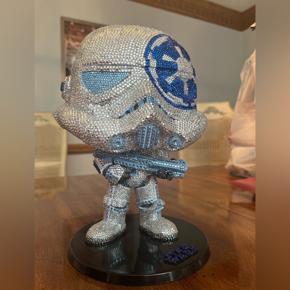 Rhinestoned 10in Stormtrooper Funko Pop